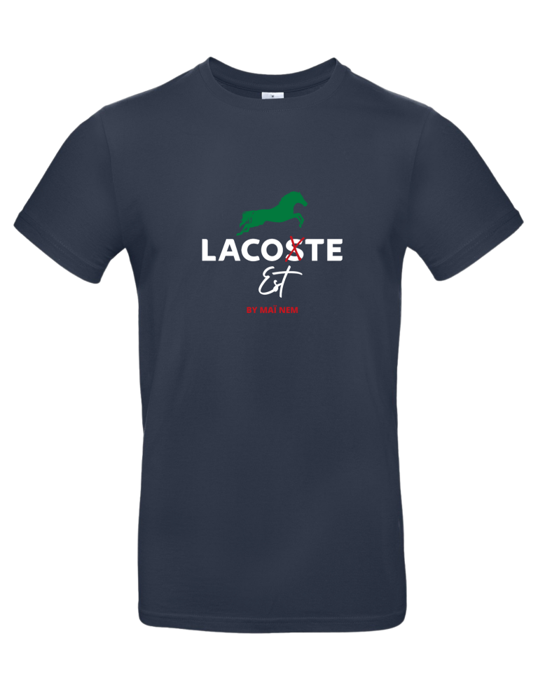 Lacoste Est - TShirt BLEU MARINE