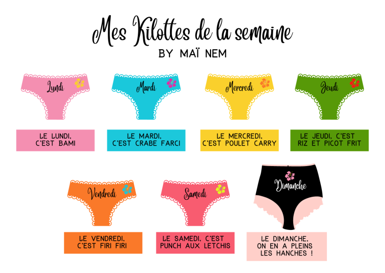 Mes Kilottes de la semaine (2)