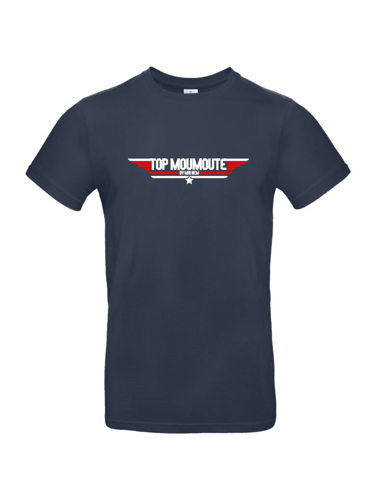 TS Adulte Unisexe - TOP MOUMOUTE - Blanc Mayo Kraft