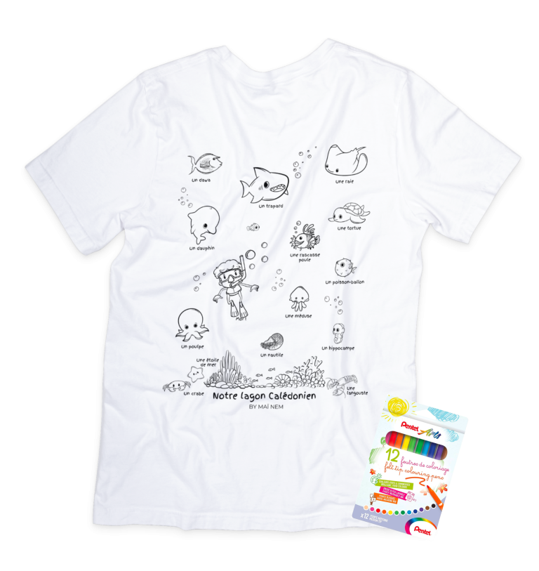T SHIRT A COLORIER