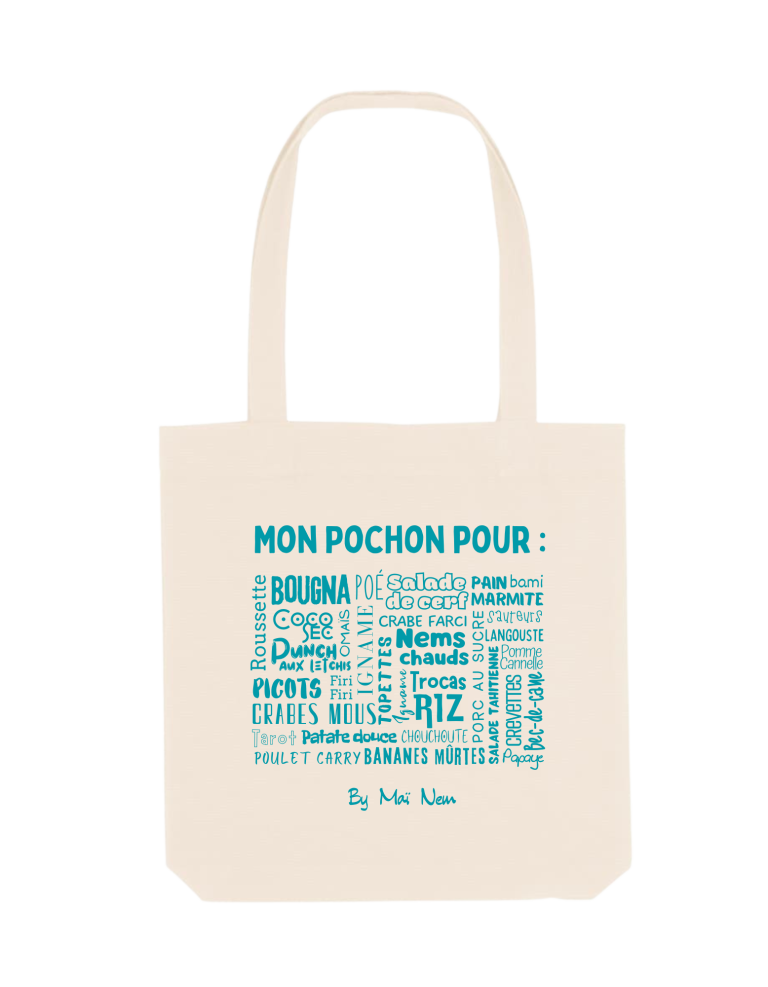 Tote-bag - Les 3 P'tits pochons - Naturel