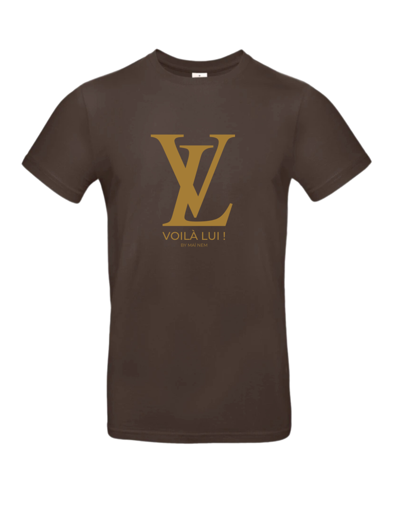 TS adulte unisexe - Voilà Lui MARRON CERF