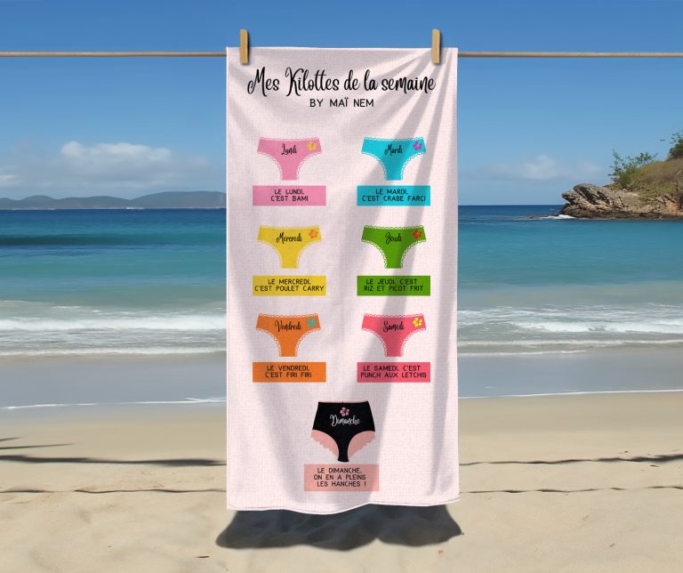 Mes Kilottes de la semaine - Drap de bain