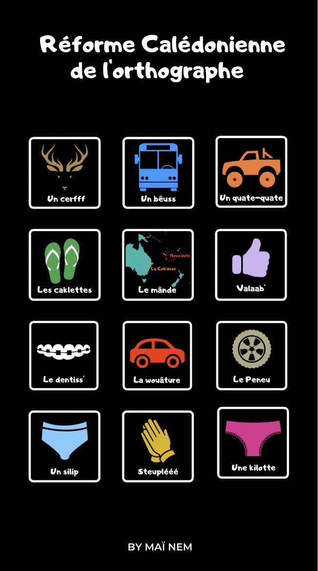 Warning Calédonien - Drap (2)