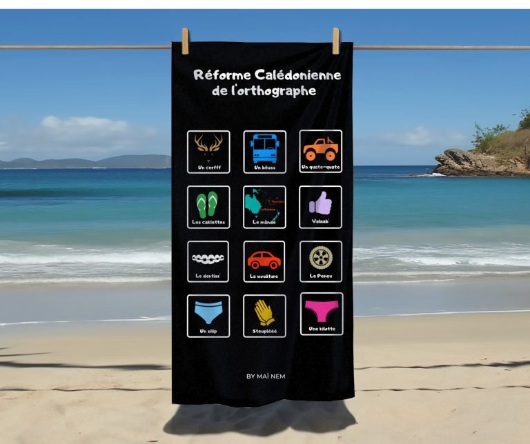 Warning Calédonien - Drap (2)