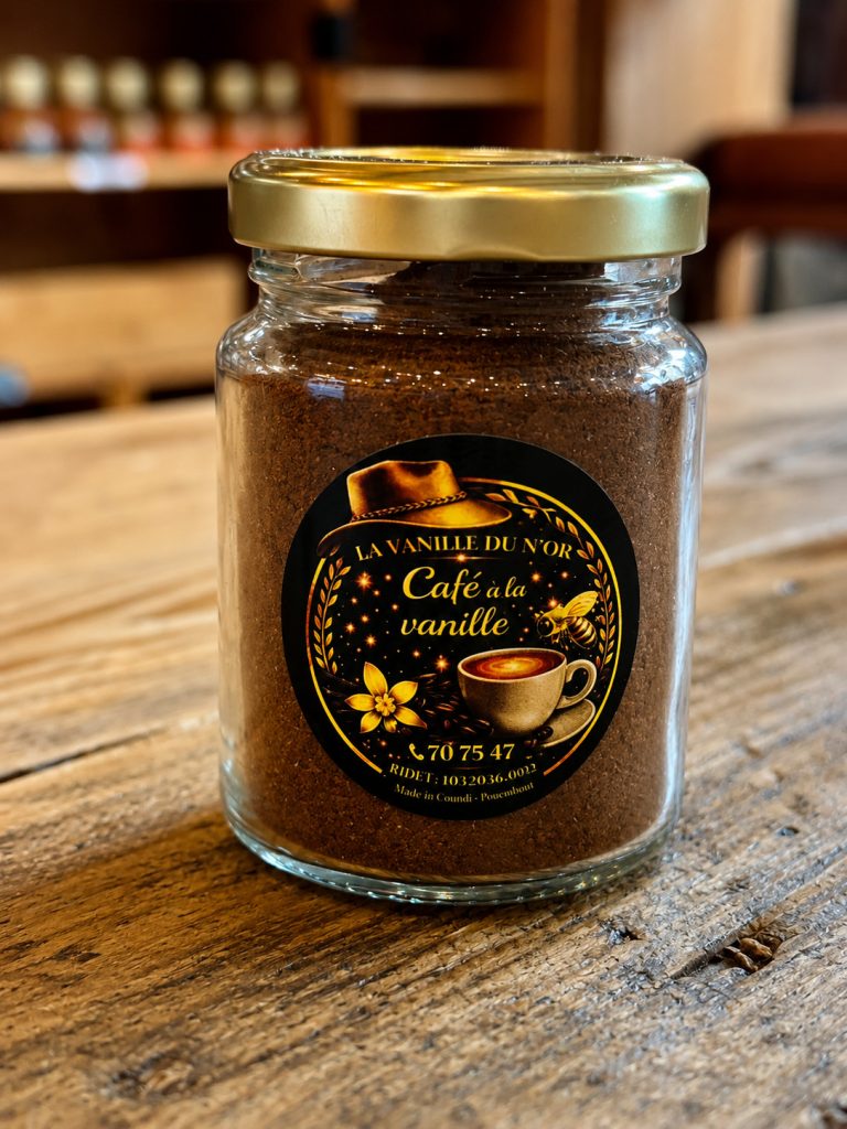 Café à la vanille - Vanille du N'Or