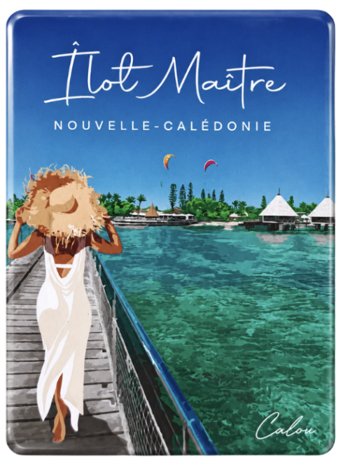 Magnet illustré "Ilôt Maître"
