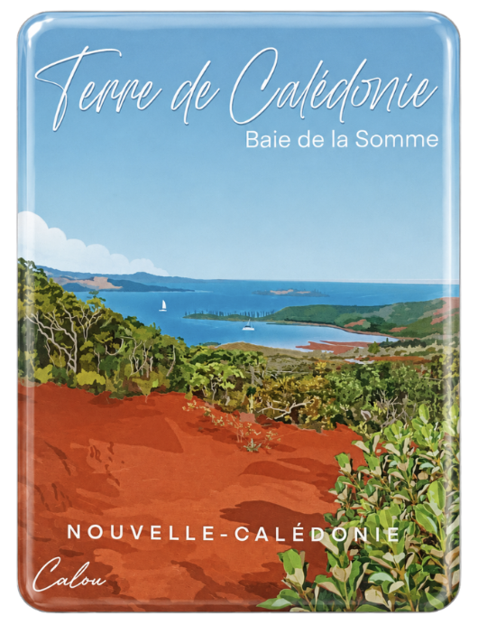 Magnet illustré "Terre de Calédonie"