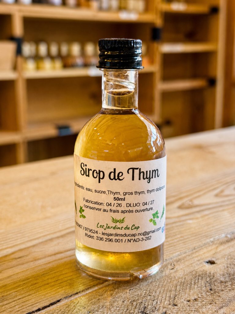 Sirop de Thym - Les Jardins du Cap